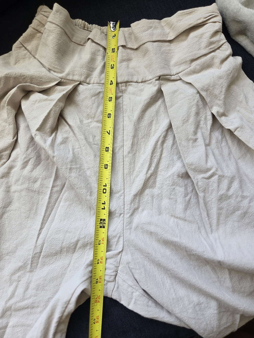 Free People High-Waist Wide Leg Pants - Cream - Picture 6 of 8